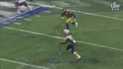 [Highlight] Jason McCourty comes out of nowhere to break up a touchdown pass that would&rsquo;ve given the Rams the lead in Super Bow LIII.