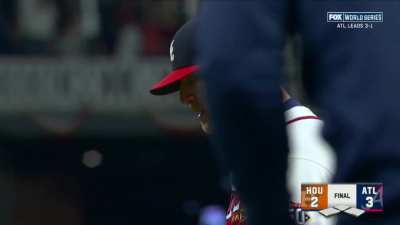 [Highlight] [Highlight] Yordan Alvarez ground out to end Game 4 of the World Series.