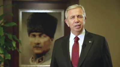 Mansur Yavaş'ın bir ka&ccedil; saat &ouml;nce twitter'da paylaştığı video.