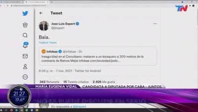 Vidal sobre los dichos de Espert