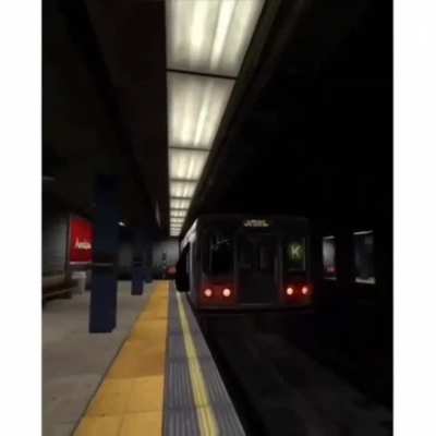 Apparently the trains take forever to come back
