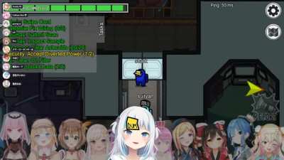 Gura gets trapped in a room with a Sui-rial killer