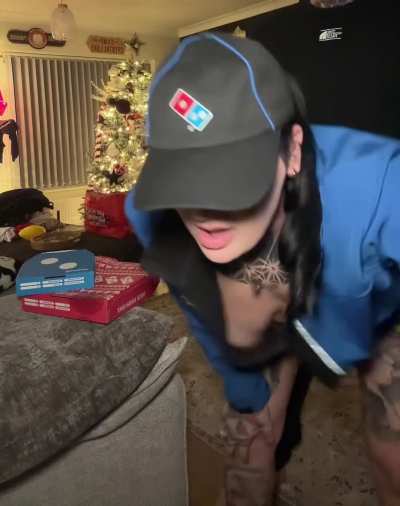 Destroying the delivery girl