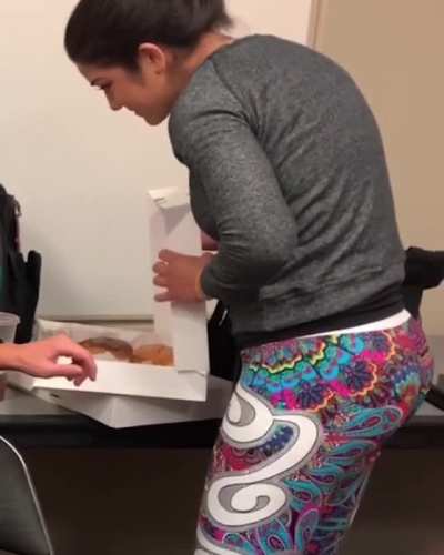 Liv Morgan, Bayley &amp;amp; Asuka taking donuts from Mandy and Sonya.