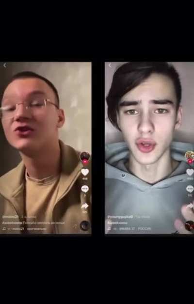 Russian influencers having the exact same speech about "freedom". Pro-Russian propaganda in action.