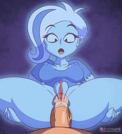 phantasma phantom and a lucky stranger (shadowthespirit) [ghoul school / scooby-doo]
