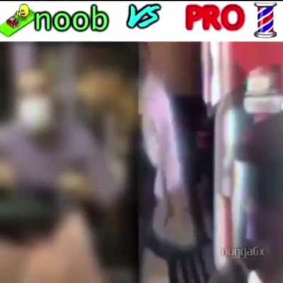 Fake noob vs real pro 😎😎
