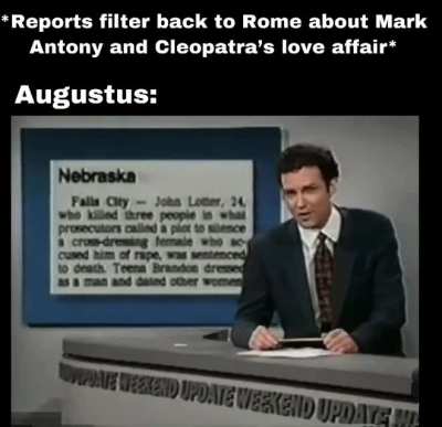 Augustus might have had a point.