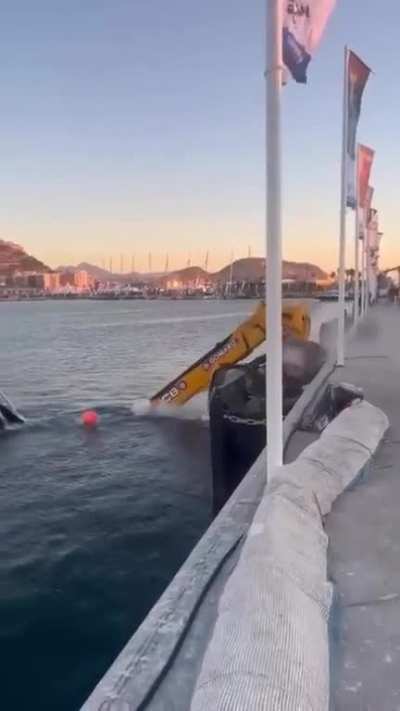 into the drink