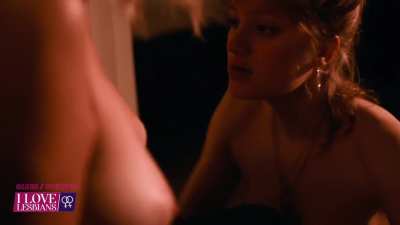 Older Woman/Younger Woman Scenes: Valeria Bruni Tedeschi (55) &amp;amp; Nadia Tereszkiewicz (23) - "Only The Animals" (2019) - *AI ENHANCED*