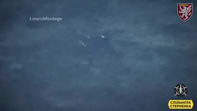 Ukrainian forces use an ATGM and multiple FPV drones to eliminate a Russian squad, with brutal results. Bakhmut, Ukraine. February, 2024