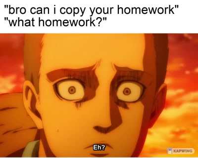 i guess we're screwed now