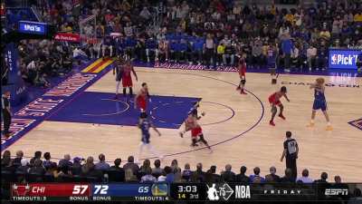 [Highlight] GP2 doing his CP3 impression over Lavine in the midrange