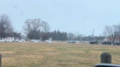 Picking up my kids from school and see a line of white SUV&rsquo;s..