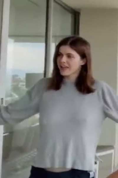 Alexandra Daddario is always cold in her youtube videos...