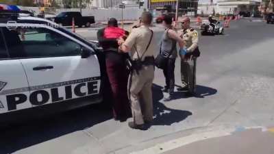Man gets arrested and starts freaking out because he has to pee