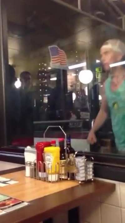Late night at Waffle House...