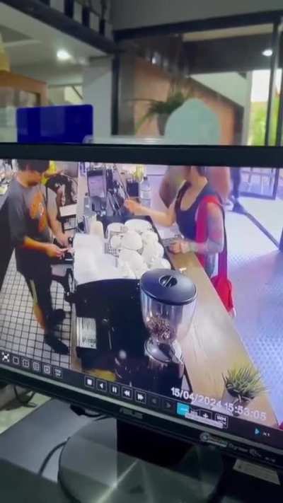 Guy harasses woman at gym and when she rejects him he tossed her 