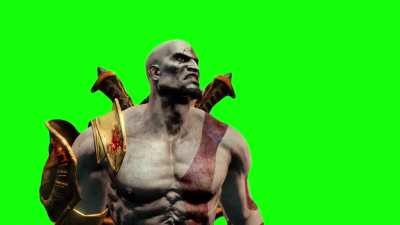 [GREEN SCREEN] Kratos saying "Zeus... ZEUS!" meme template