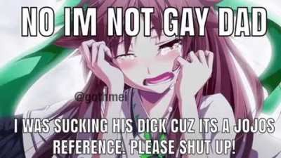 It's just A JOJO REFERENCE