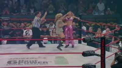ODB gropes and assaults Velvet Sky's fake tits