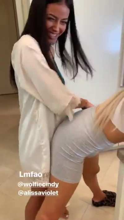 Alissa loves taking it from behind x