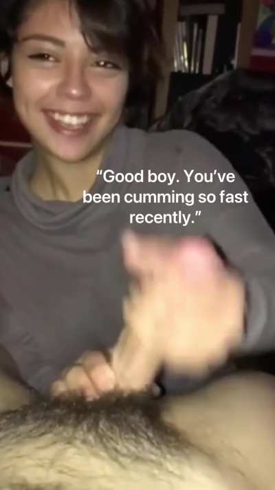 You were sent an old video of your girlfriend. You can&rsquo;t stop fucking thinking about it.