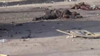Footage showing the large amounts of equipment and ammunition ISIS captured in Ramadi as well as the release of over 100 prisoners from the counter terrorism detention center in the city. May, 2015.