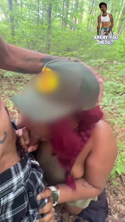 Our walk in the woods took a wild turn 😈