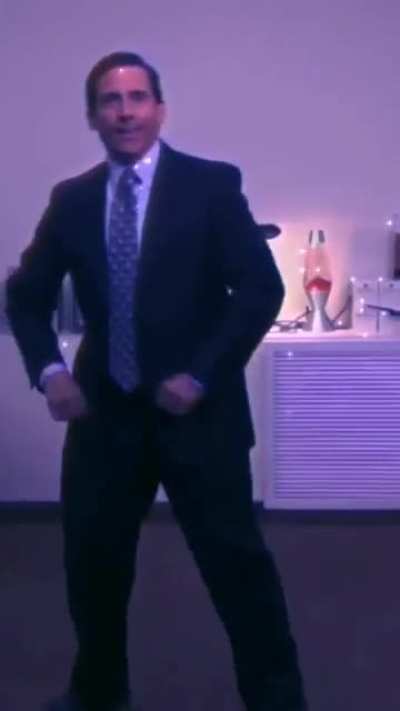 Micheal Scott vibing to THE FLAME 🔥🔥🔥
