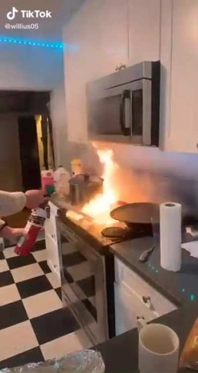 dont spill everclear on your stove kids