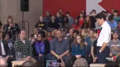 &ldquo;Canada used to hang men for Treason,&rdquo; says Canadian woman to Trudeau