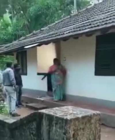 I thought he is going for toilet