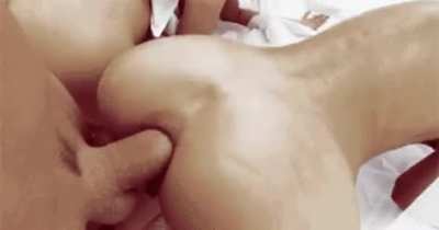 Big Dick Gripped Tight by Her Ass