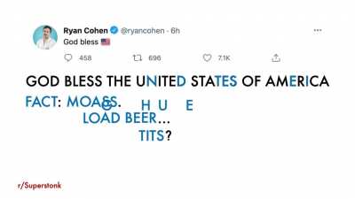 "God Bless" Tweet Deciphered. RC is a LEGEND!