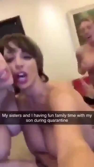 Mom, son and aunts