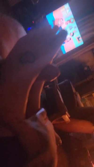 Huge load on my girls oily feet