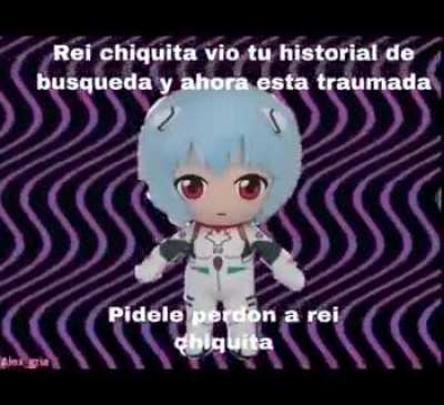 Rei plush saw your search history and now she's traumatized, apologize to rei plush