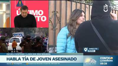 Habl&oacute; t&iacute;a de delincuente muerto tras portonazo frustrado: "ellos no eran asesinos, no eran violentos (...) eran ni&ntilde;os que quiz&aacute;s torcieron su camino."