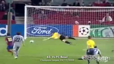 Goles que hizo Messi los 4 de Noviembre (2)