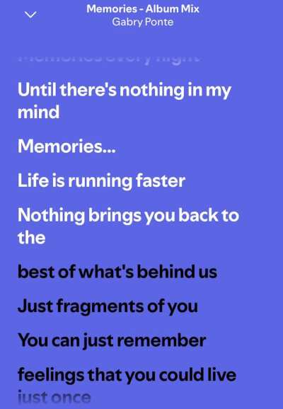 Memories voice effect