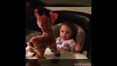 To entertain the baby
