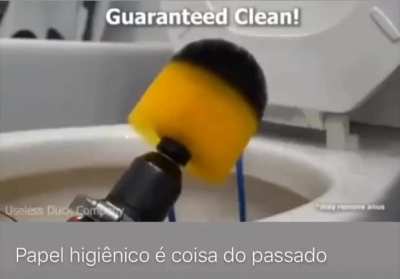 Papel higi&ecirc;nico &eacute; coisa do passado
