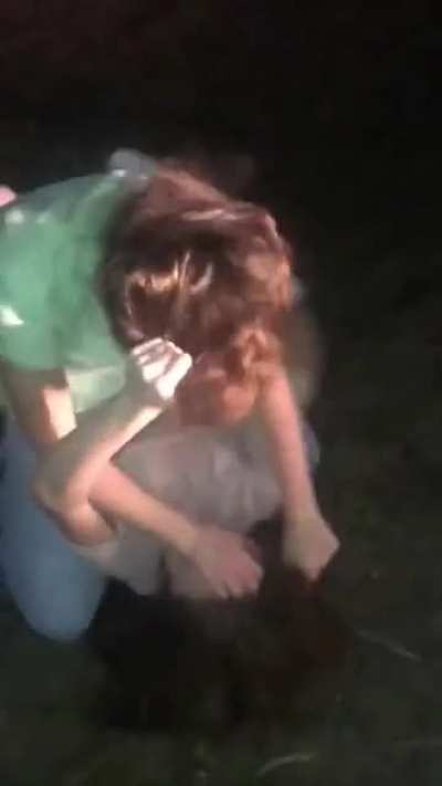 White girls fight