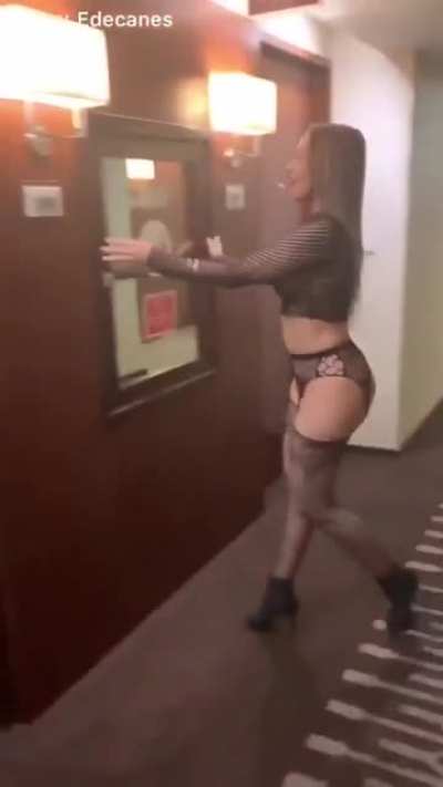 PAWG Bitch in Her Hotel