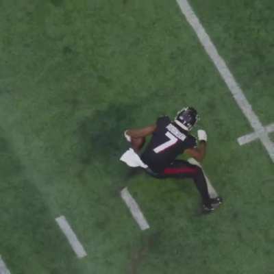[Highlight] this view of Bijan's one handed TD catch yesterday