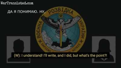 Russian soldier in Donetsk calls wife, begging her to reach out to the Ministry of Defence and resolve the issue with faulty tanks that "stall every 50 meters". He also complains they are not allowed to pick up bodies or call relatives.