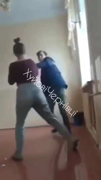 Russian intergender altercation.