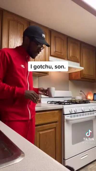 Chad stands up for his son 😎