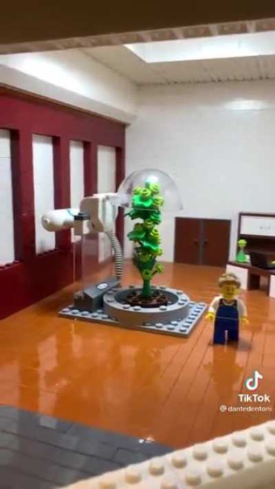 This artist&rsquo;s latest lego instillation